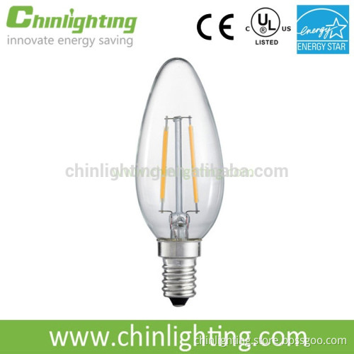 E26 E27 B22 E12 E14 dimmable LED Filament Bulb Edison Bulb LED Candle Light
